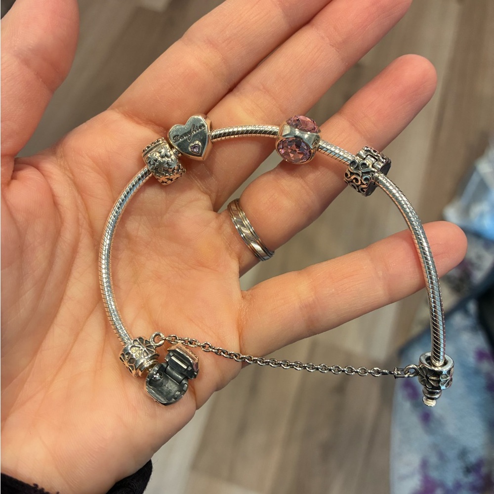 Pandora Silver Charm Bracelet - Picture 2 of 6